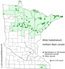 Minnesota county distribution map