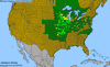 National distribution map