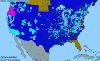 National distribution map