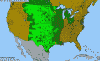 National distribution map