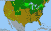 National distribution map