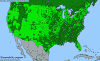 National distribution map