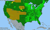 National distribution map