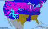 National distribution map