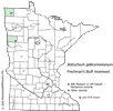 Minnesota county distribution map