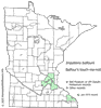 Minnesota county distribution map
