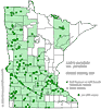 Minnesota county distribution map