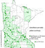 Minnesota county distribution map